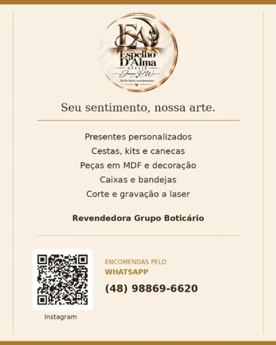 Presentes personalizados cestas e gravação a laser
