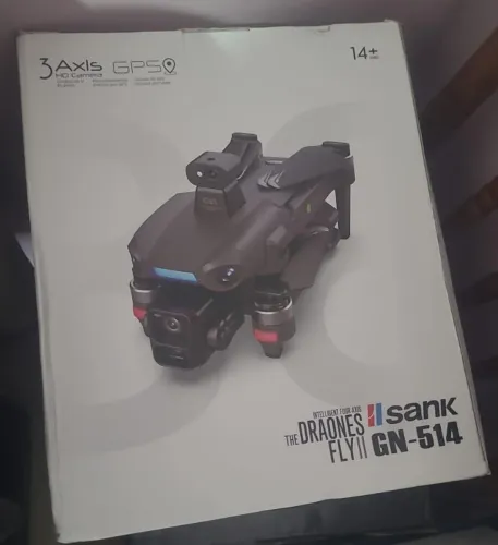 Drone Sank GN-514 4k real gimbal de 3 eixos