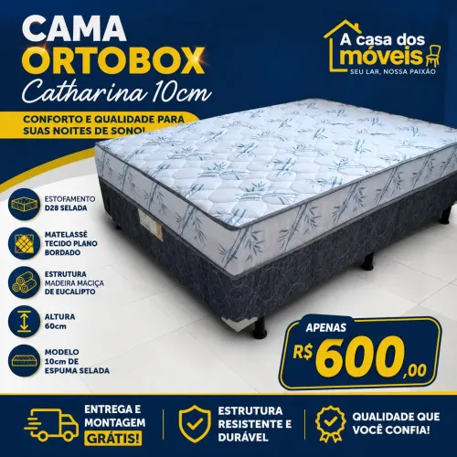 Cama ortobox Catharina 10cm