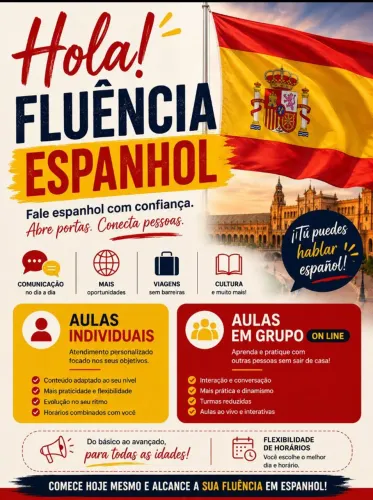 Aulas de espanhol 