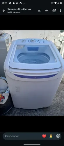 Máquina de lavar Eletrolux 12 kg com garantia e frente ZAP *