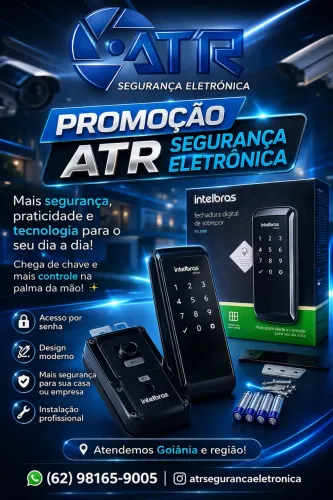 Fechadura digital Intelbras