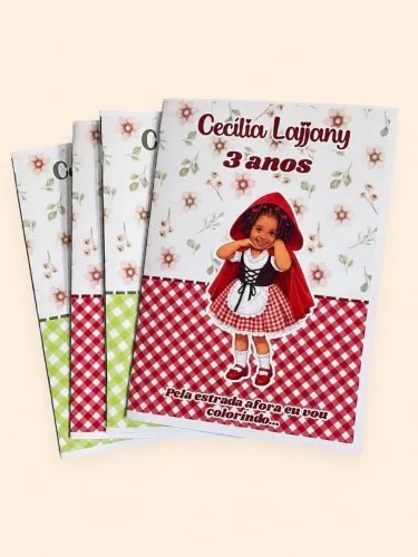 Livro de colorir personalizado