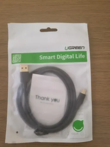 Cabo usb-a para mini usb de 5 pinos da ugreen modelo 10355 série us132 1 metro