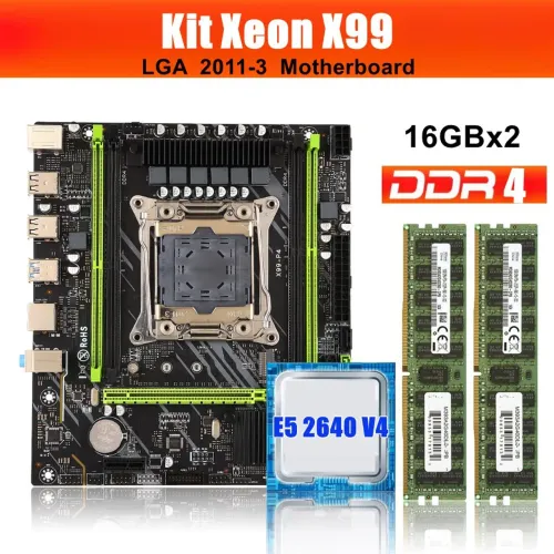Kit Xenon V2640 V4 10/20 similar a i5 9 geração 16gb ddr4 funcionando perfeitamente