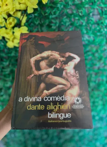 Livro A Divina Comédia: DANTE ALIGHIERI (Edição de Luxo e Bilíngue).