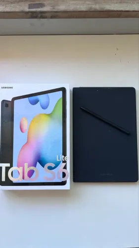 Samsung Galaxy Tab S6 Lite 64GB + S Pen + Capa Magnética Original