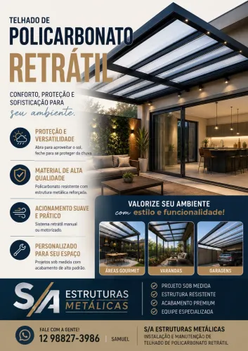 Telhados retrátil