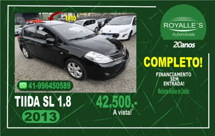 Nissan Tiida SL 1.8/1.8 Flex 16V Mec. 2013