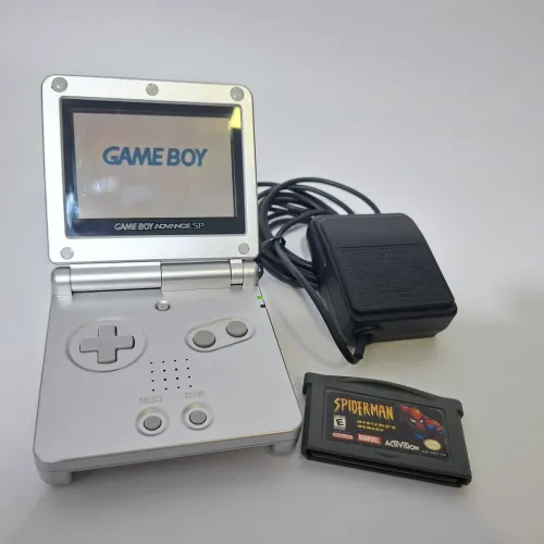 Game boy advance sp com spider man nintendo