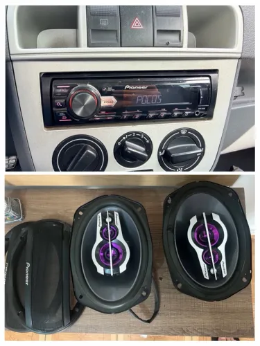 Aparelho Pioneer automotivo e Par de 6x9 Pioneer