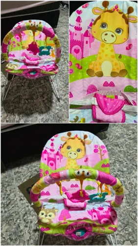 Cadeira de Descanso Musical Gigi Girafa até 11kg