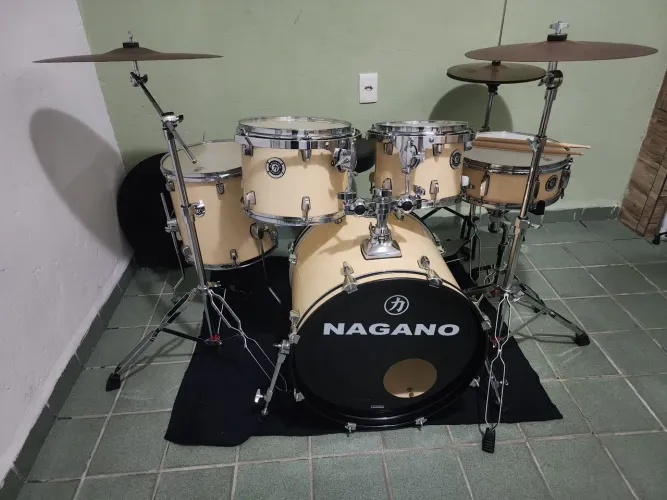 Bateria nagano garagem fusion completa