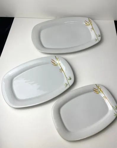 Conjunto travessas de porcelana