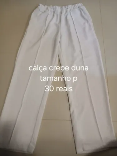Vendo calça branca duna P
