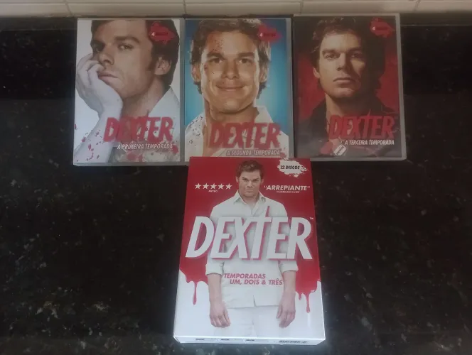 Dexter - 1 a 8 Temporadas em dvd (usado)