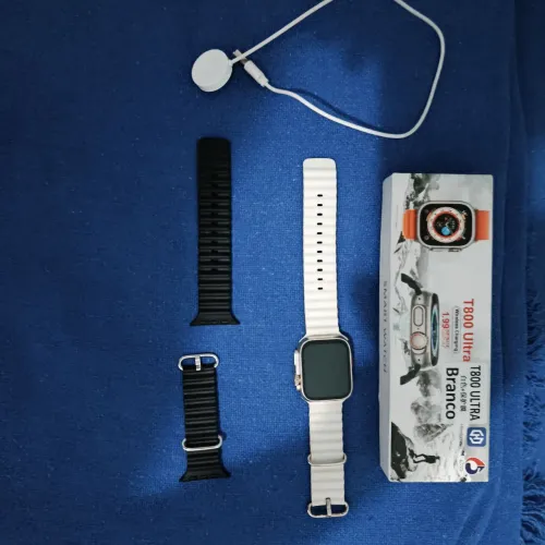 SMARTWATCH T800 ULTRA 1.99 INFINITE DISPLAY BRANCO ORIGINAL