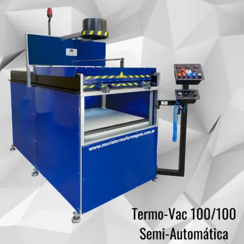 Termoformadora - (Vacuum-Forming) - Máquina de Termoformagem - Termo-Vac 100/100 Semi-Aut.