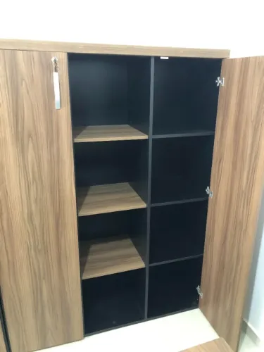 Armário de Escritório 1,20m em Madeira - 2 Portas - Excelente Estado