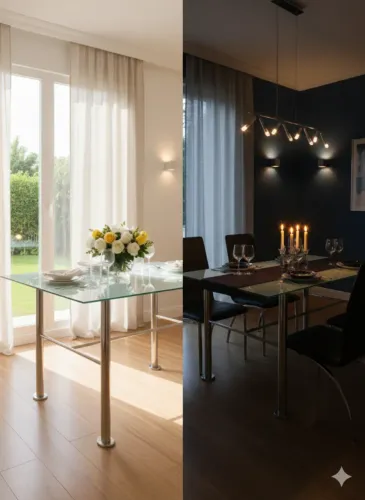 [Oportunidade] Mesa Inox e Vidro 10mm com Película Leitosa Branca 140 X 80 X 80 CM