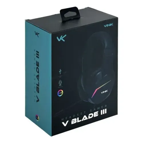 Fone De Ouvido Headset Gamer Vinik V Blade Iii Usb - Led Rainbow