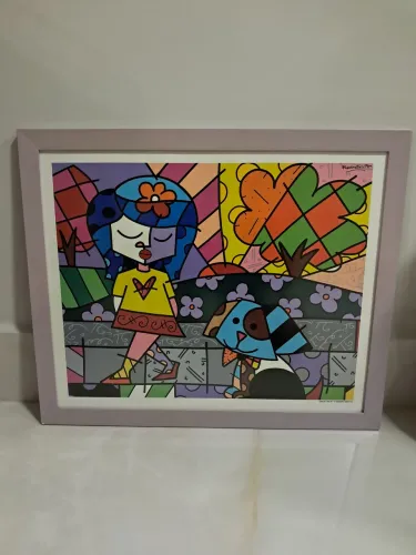 Quadro Romero Brito original.
