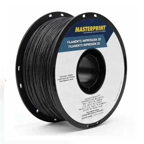 Filamento 3D PETG Fibra De Carbono 1KG 1.75MM
