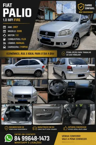 Fiat Palio ELX 1.0/ 1.0 Fire Flex 8V 2P 2008
