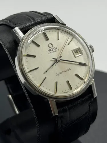 Relógio Vintage Omega Seamaster Linen Dial Automático