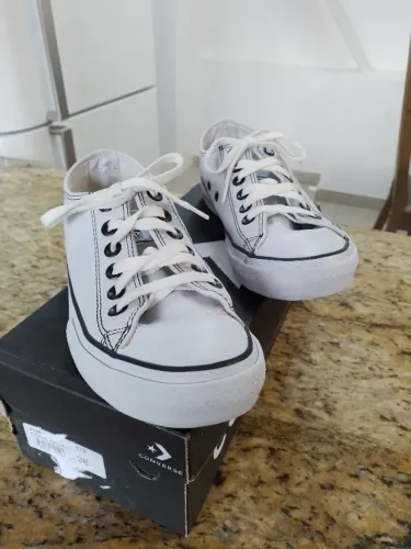 Tênis All Star Branco Unissex Semi Novo Nº 36