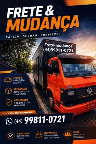 Mudanças e fretes para Maringá e toda região 