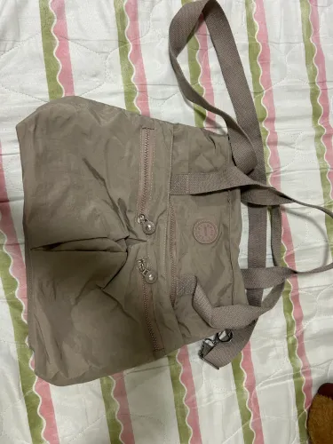 Bolsa de ombro tote bag bege