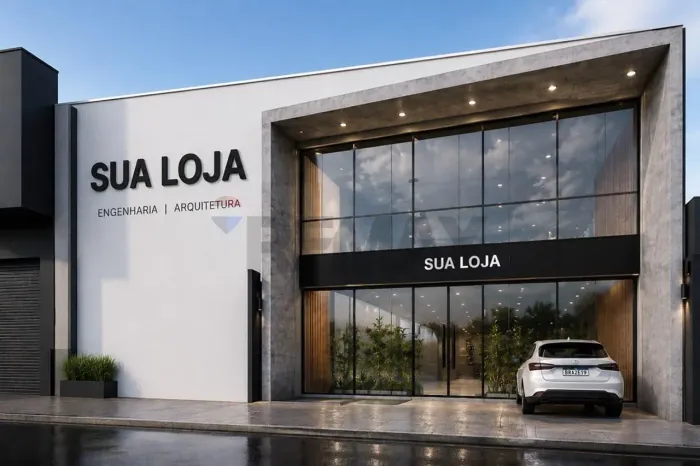 Loja Comercial para Aluguel com 420 m² no Centro de Juiz de Fora Estrutura Completa, Elev