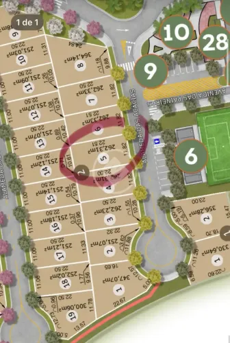 Terreno de 262m² no Condomínio Reserva dos Ipês codigo: 354465