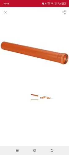 Tubo, amanco de 100mm ocre.pra poços.
