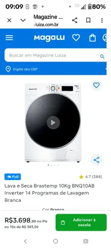 Manutenção em máquinas de lavar roupas e 