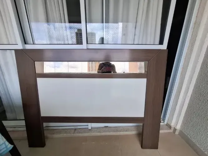 cabiceira de cama de casal 1,65 de largura por 1,2 de altura