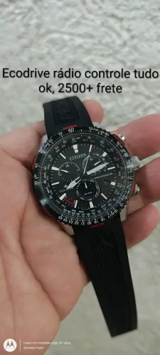 Relógio Citizen Ecodrive rádio controle tudo ok on