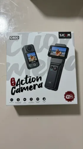 Câmera SJCAM C400 - 4K / Wi-Fi - Completa na Caixa
