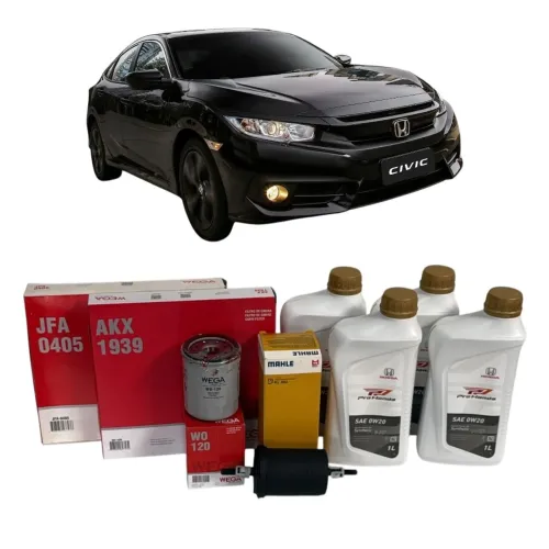 Kit troca de óleo e filtros Honda civic G10 16/21