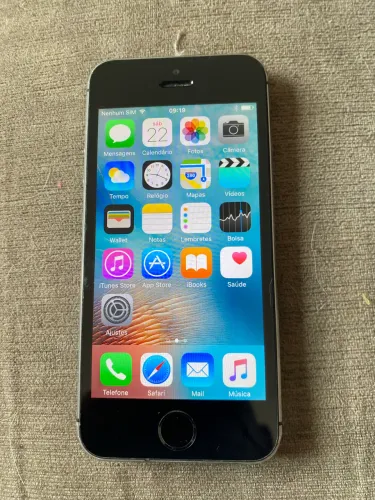 Para colecionadores. iPhone 5S na versão 9 do iOS