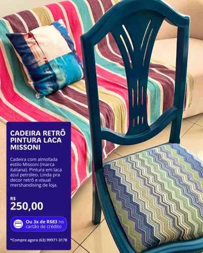 Cadeira em laca MISSONI