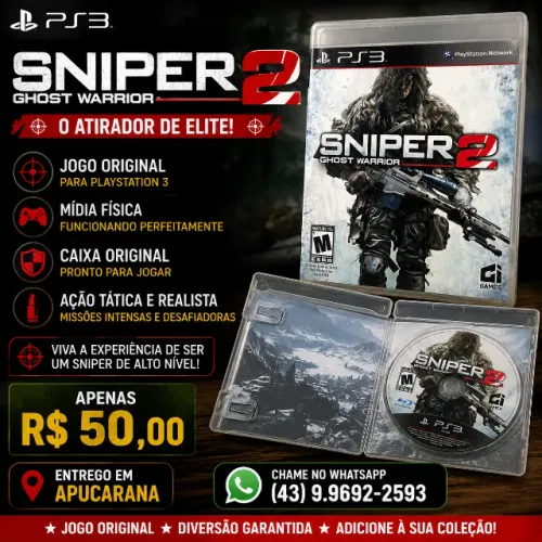 ? Sniper: Ghost Warrior 2 PS3 Original