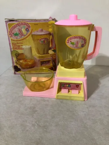 Brinquedo Liquidificador Estrela Com Caixa Original Rosa E Amarelo (Usado)