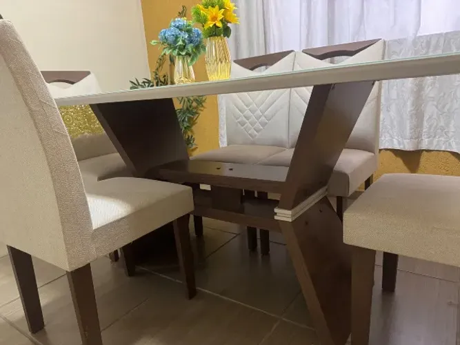 Mesa de jantar 6 lugares