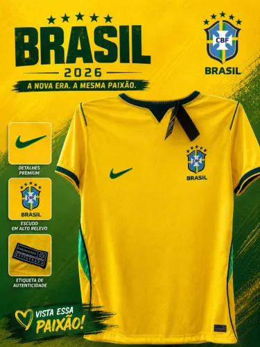 Camisa da seleção brasileira 2026