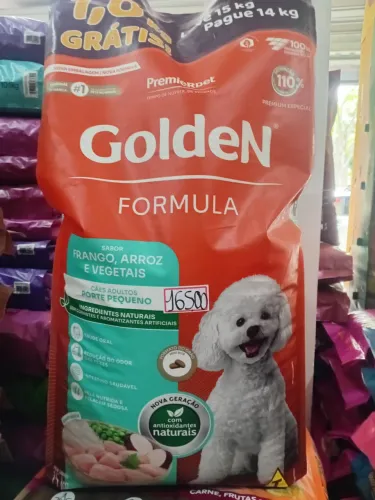 Golden frango, arroz e vegetais 15kg