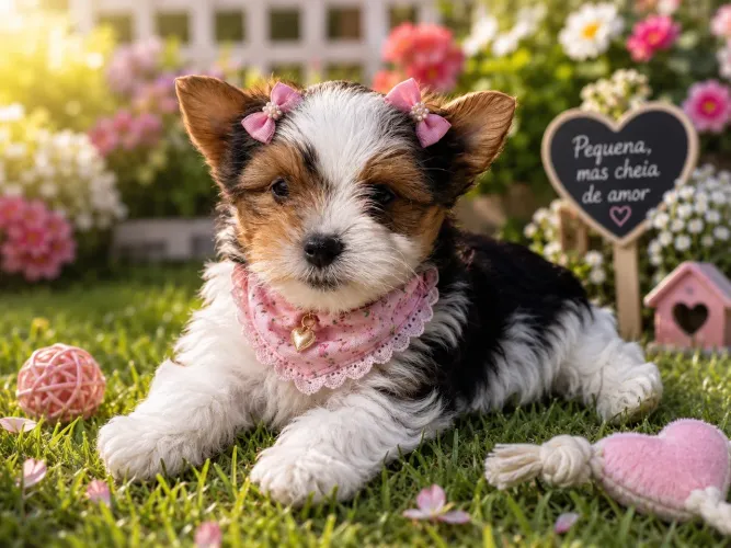 Super lindinha filhote de Yorkshire Fêmea biewer terrier 