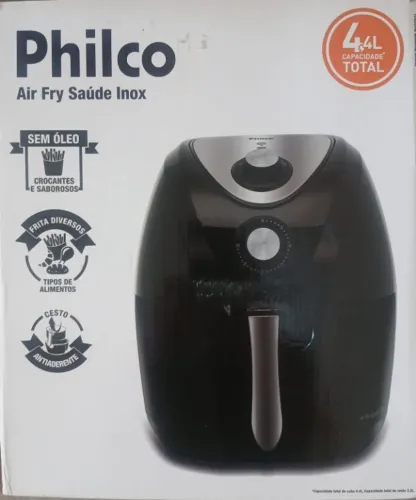 Air Fry Saúde Inox 4,4L, Philco, 220 V.