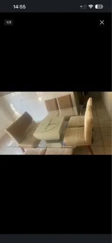 Mesa e cadeira 8 lugar
